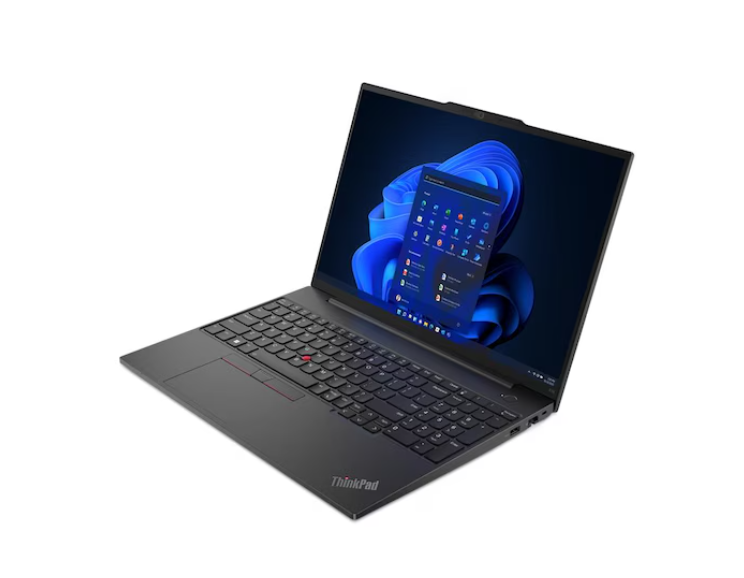 Lenovo ThinkPad E16 (Gen 1) Black, 16 ", IPS, WUXGA, 1920 x 1200, Anti-glare, AMD Ryzen 7, 7730U, 16 GB, D
