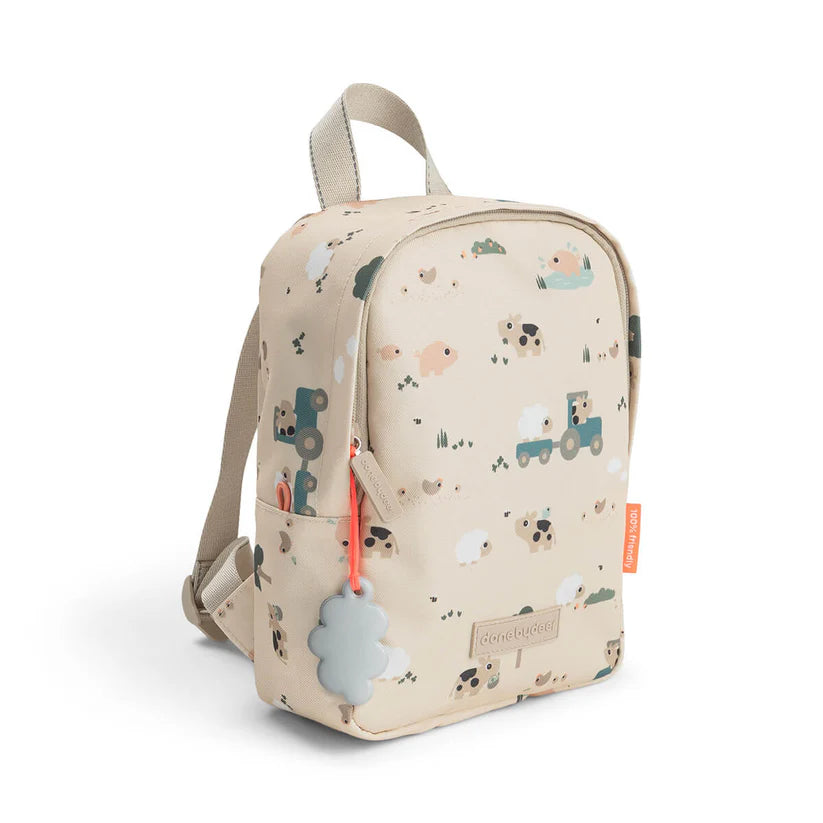 Done by Deer Kleiner Rucksack Tiny farm Sand 4 L
