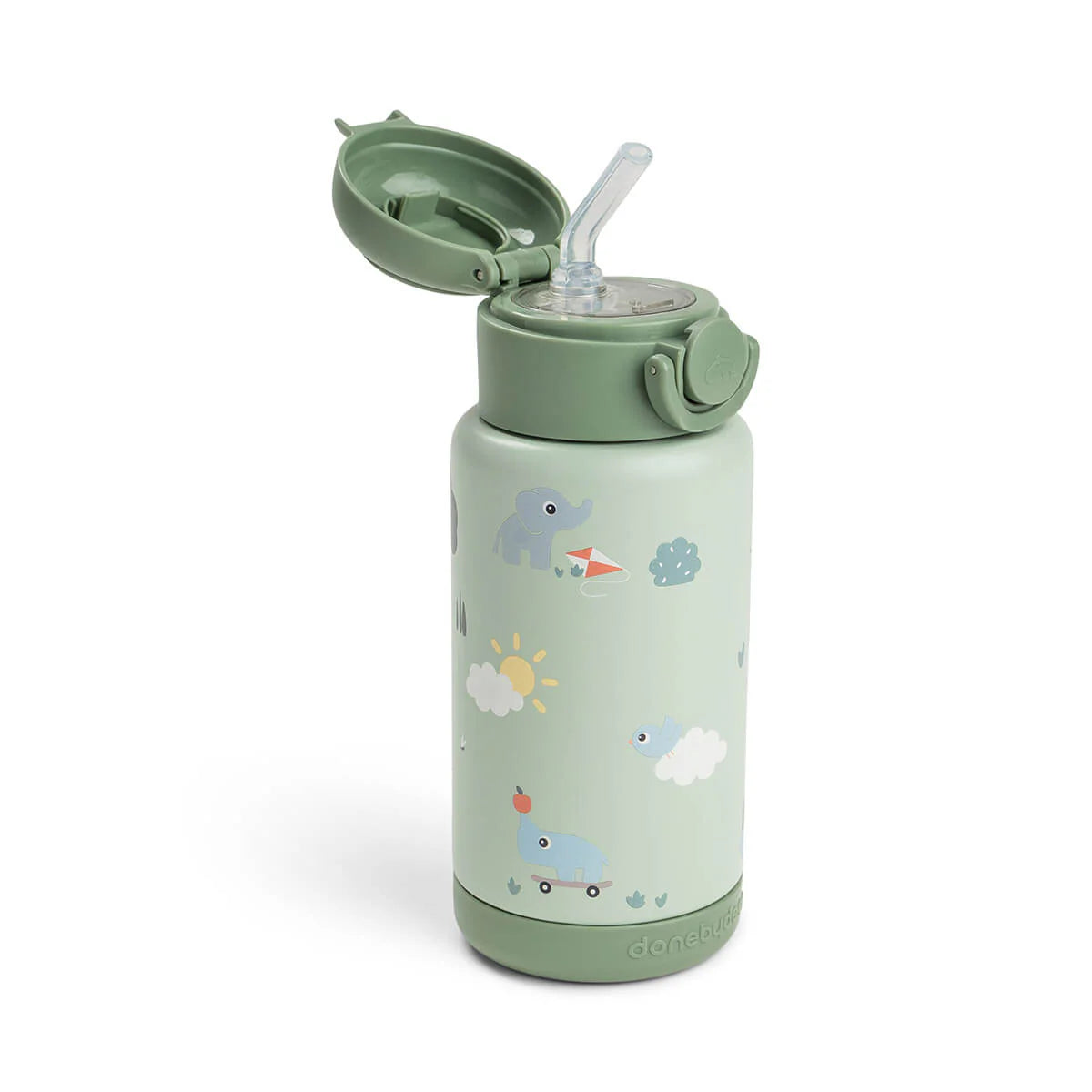 Done by Deer Thermoflasche Playground Grün 340 ml
