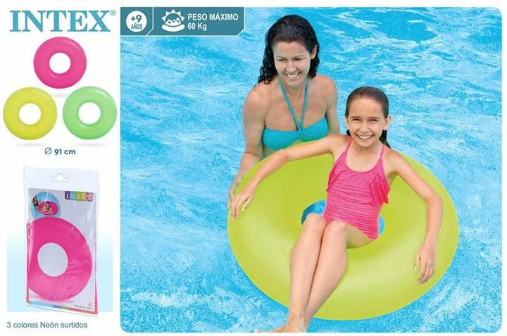 Intex Schwimmring Neon Frost ass.