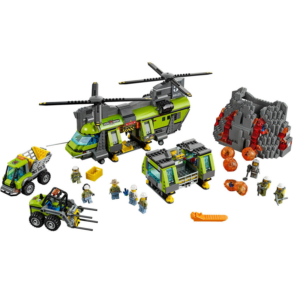 LEGO City Vulkan-Schwerlasthelikopter 60125