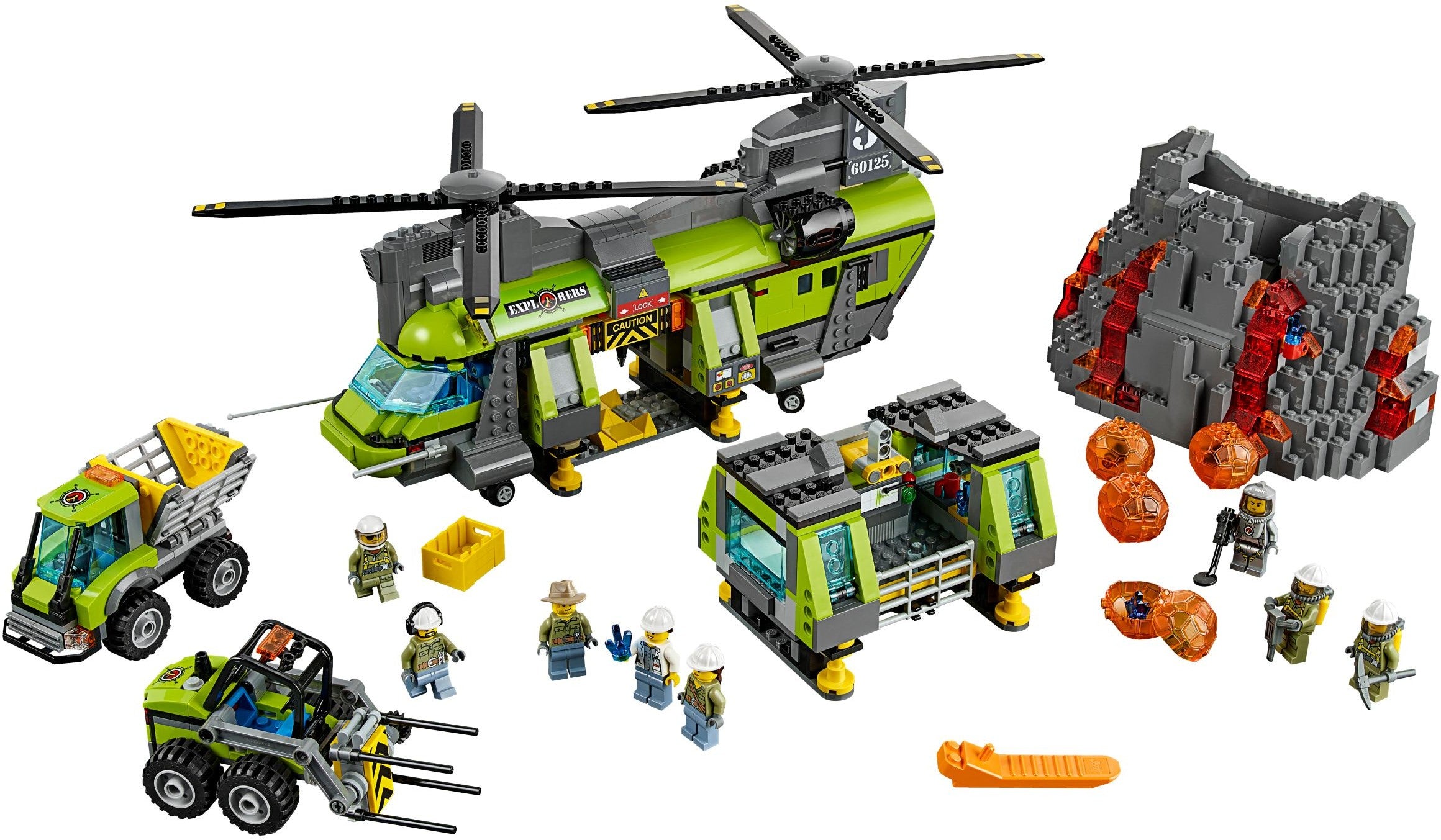 LEGO City Vulkan-Schwerlasthelikopter 60125