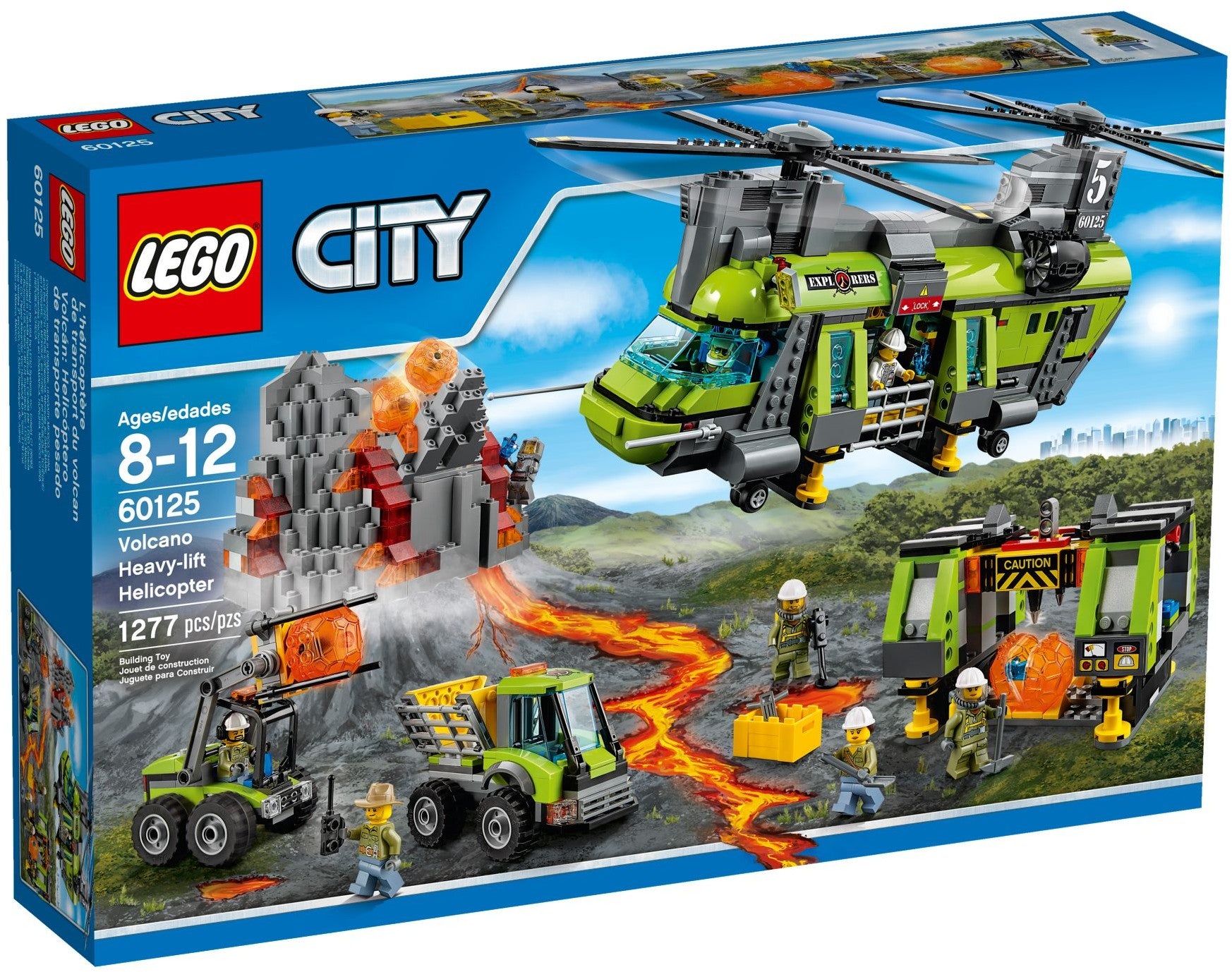 LEGO City Vulkan-Schwerlasthelikopter 60125