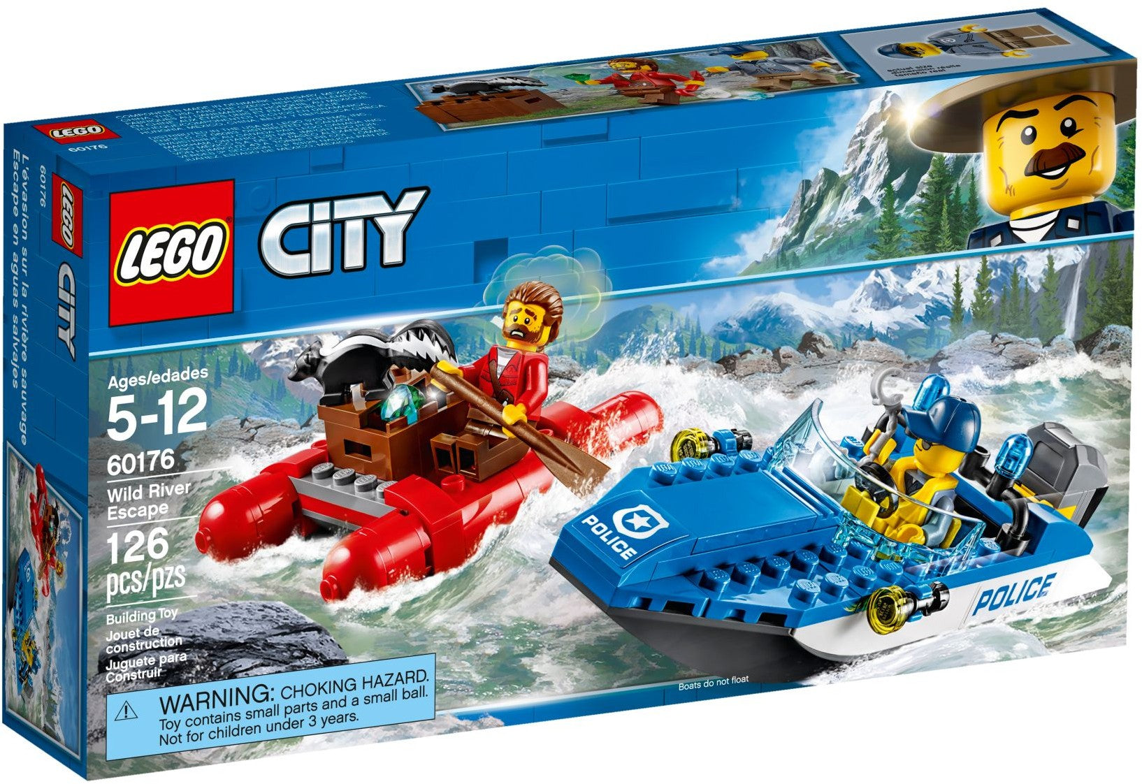 LEGO City Flucht durch die Stromschnellen 60176