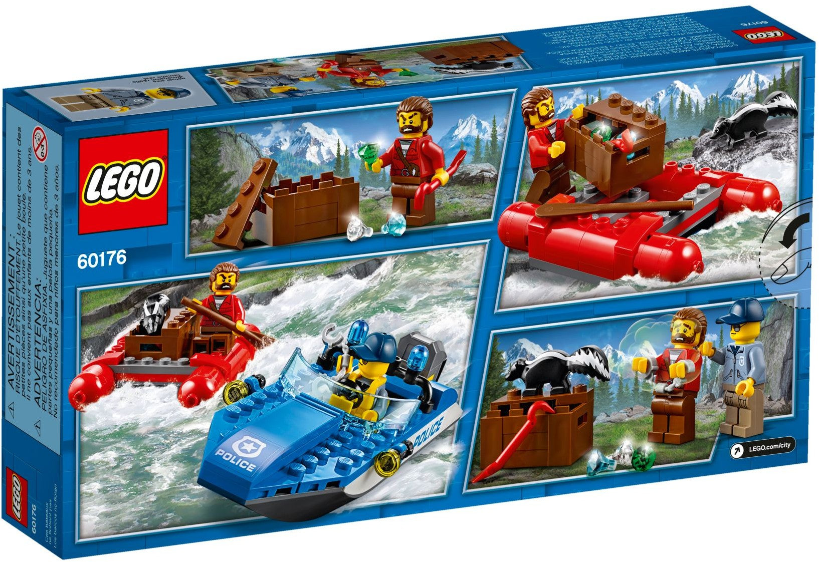 LEGO City Flucht durch die Stromschnellen 60176