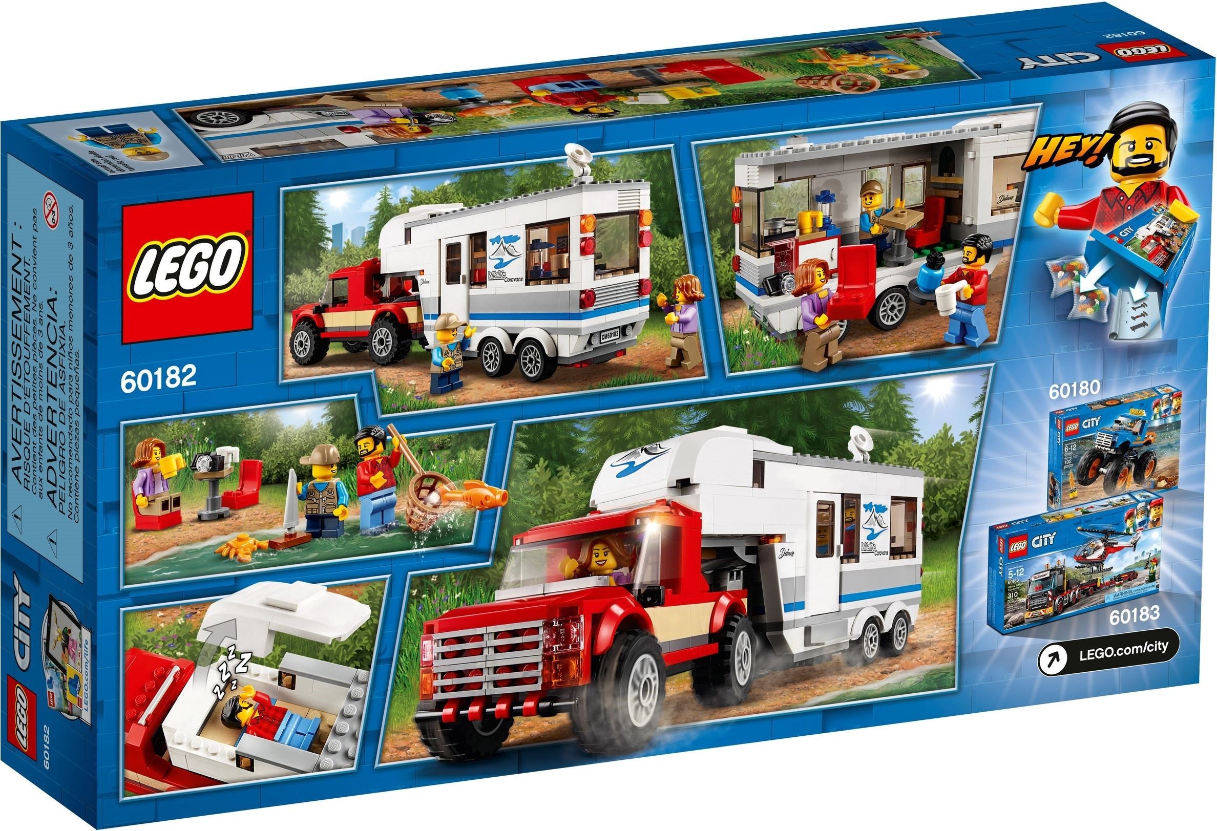 LEGO City Pickup & Caravan 60182