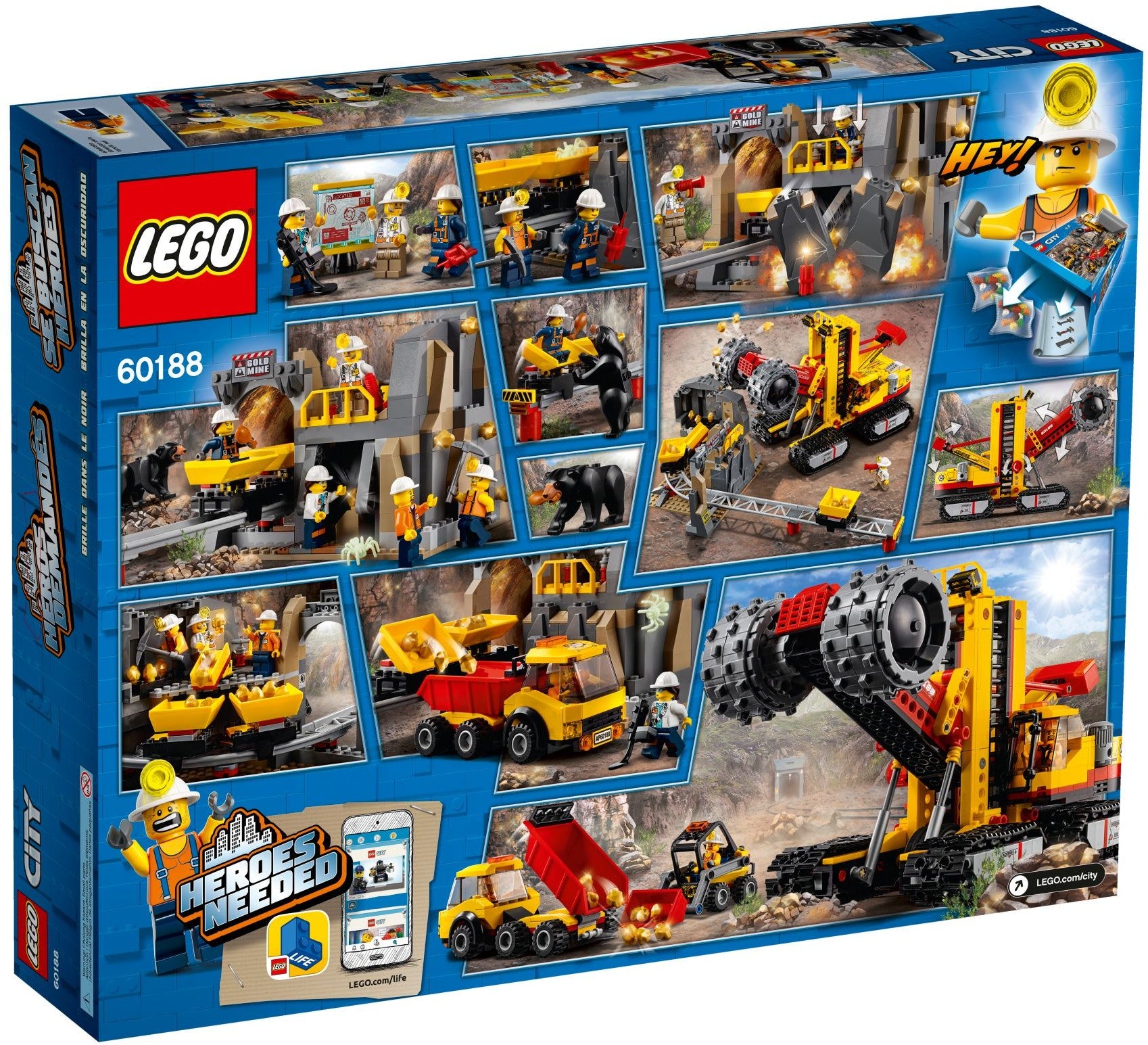 LEGO City Bergbauprofis an der Abbaustätte 60188