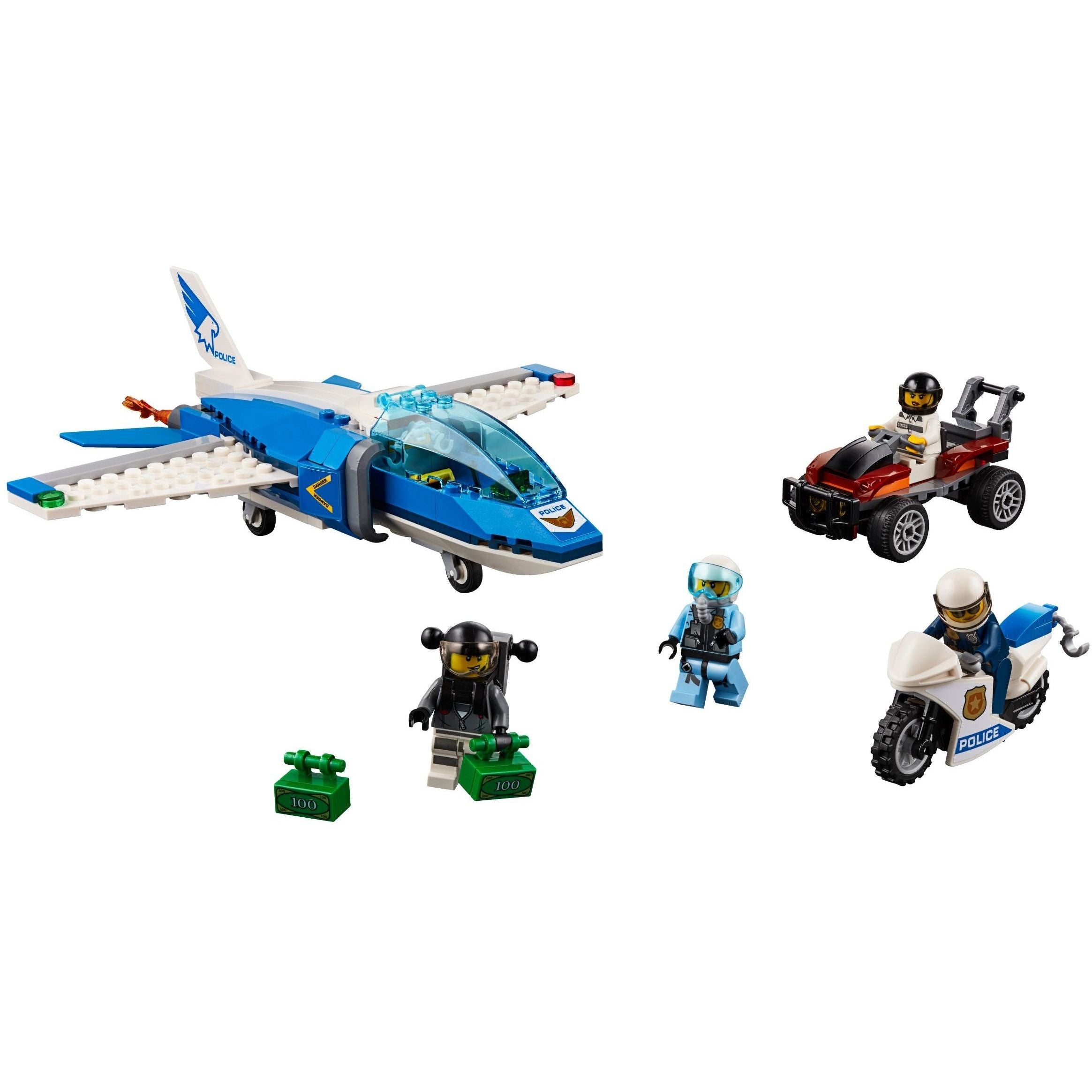 LEGO City Polizei Flucht mit Fallschirm 60208