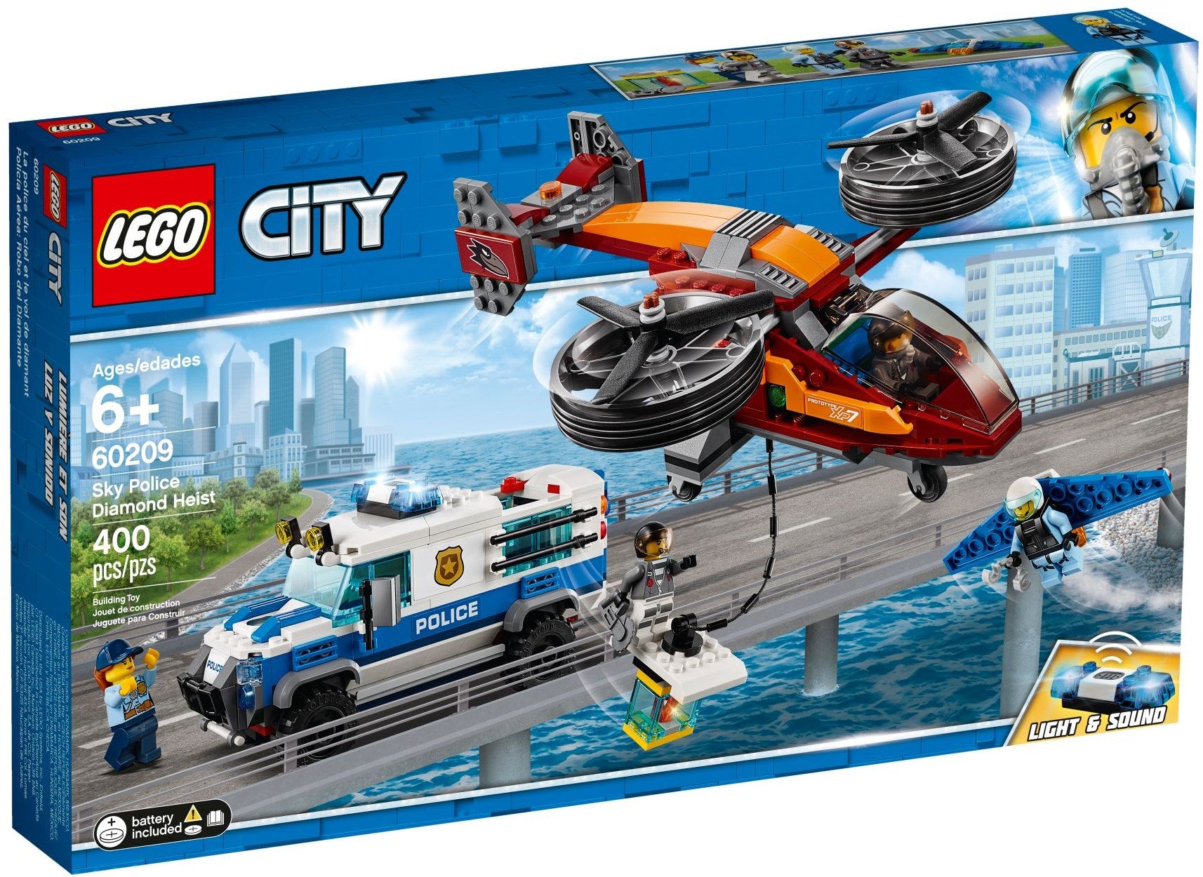 LEGO City Polizei Diamtenraub 60209