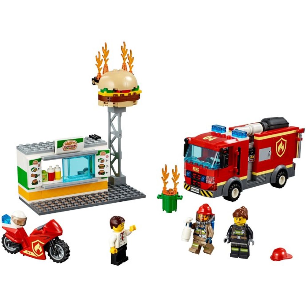 LEGO City Feuerwehreinsatz im Burger-Restaurant 60214