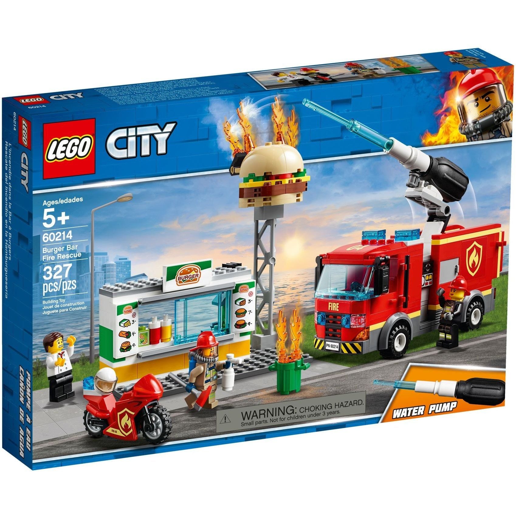 LEGO City Feuerwehreinsatz im Burger-Restaurant 60214