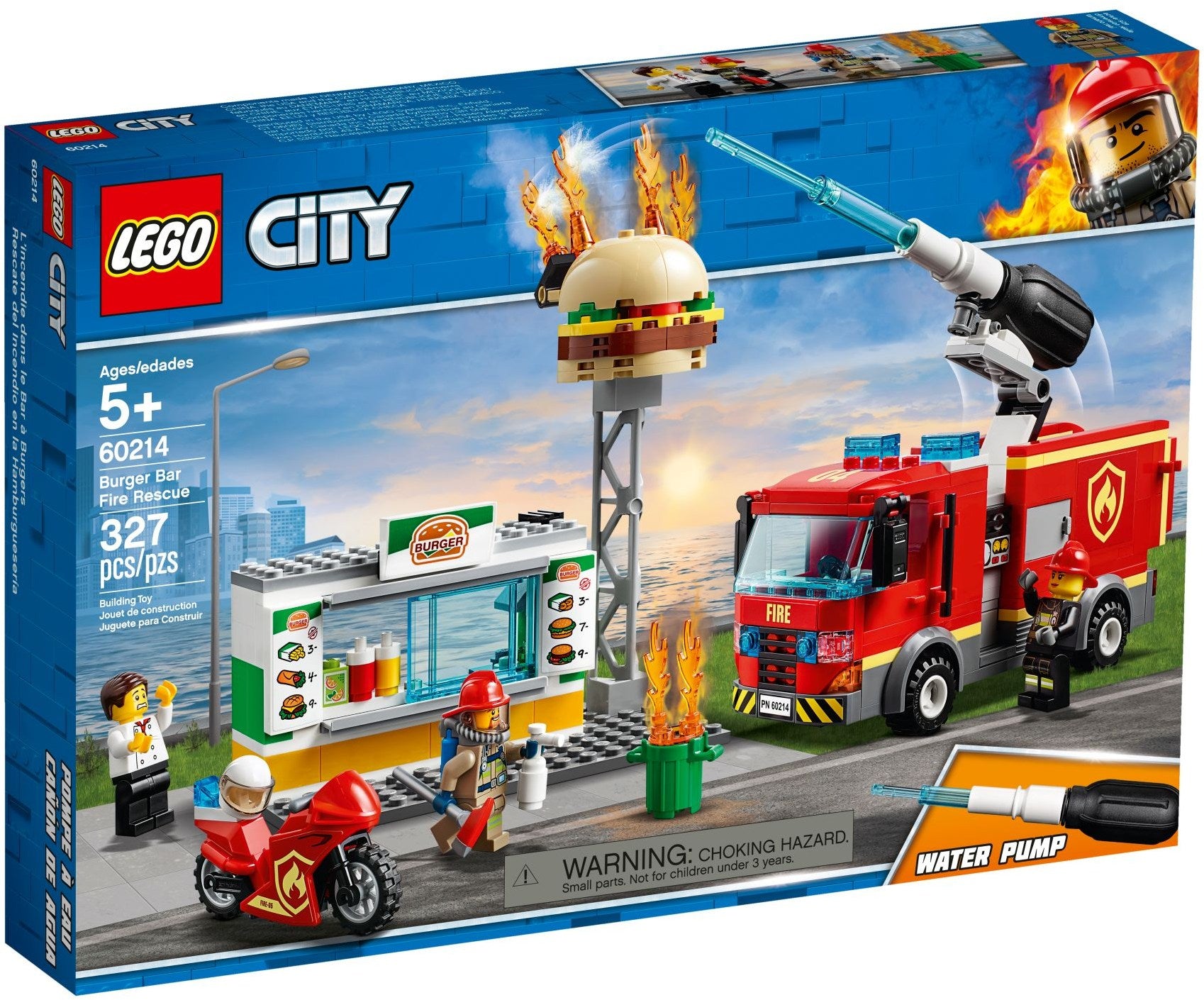 LEGO City Feuerwehreinsatz im Burger-Restaurant 60214
