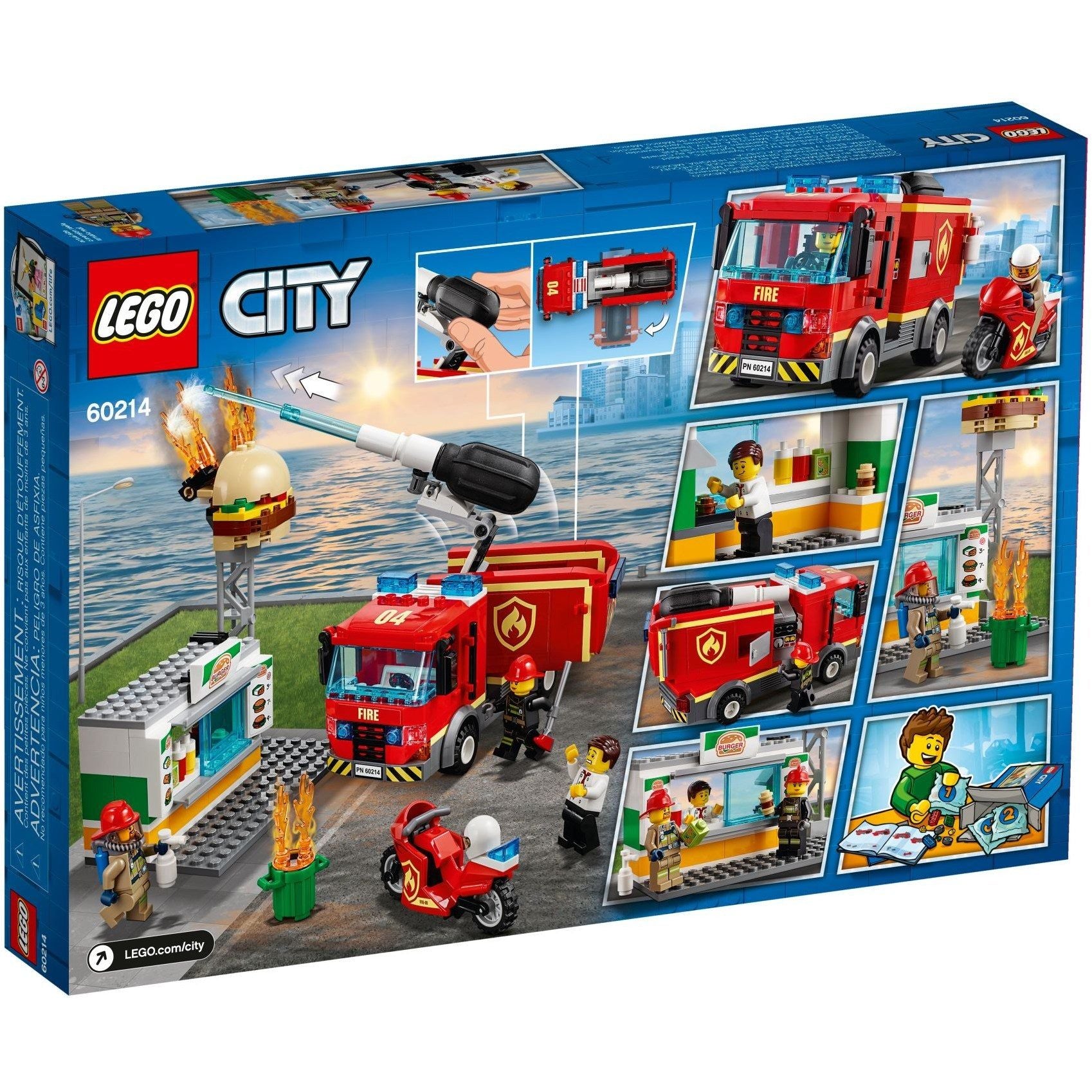 LEGO City Feuerwehreinsatz im Burger-Restaurant 60214