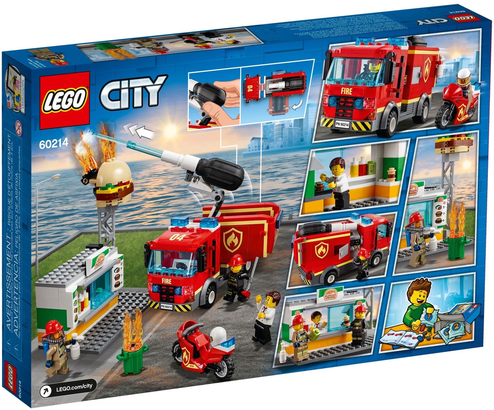 LEGO City Feuerwehreinsatz im Burger-Restaurant 60214