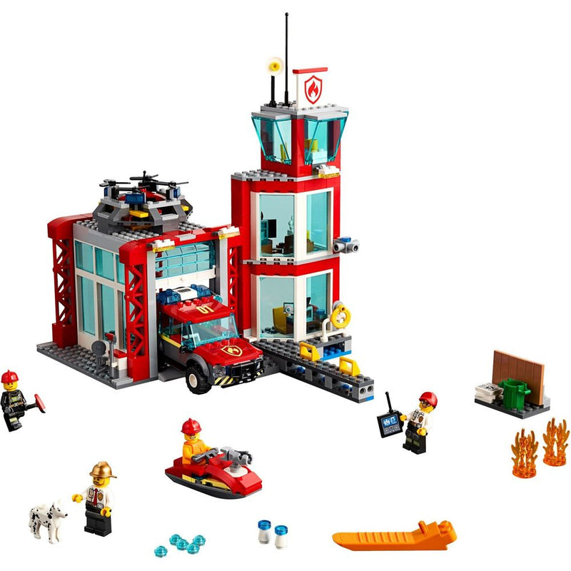 LEGO® City La caserne de pompiers - Ameet Studio - Librairie Eyrolles