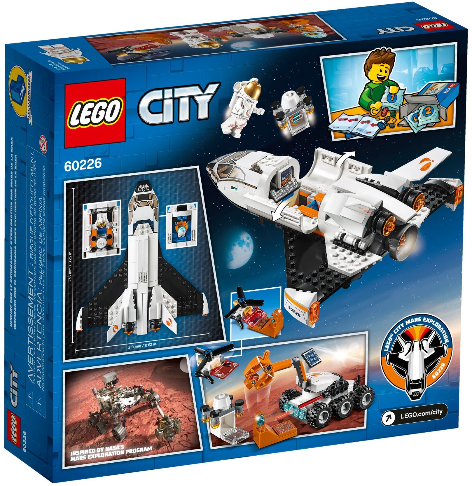 LEGO City Mars-Forschungsshuttle 60226