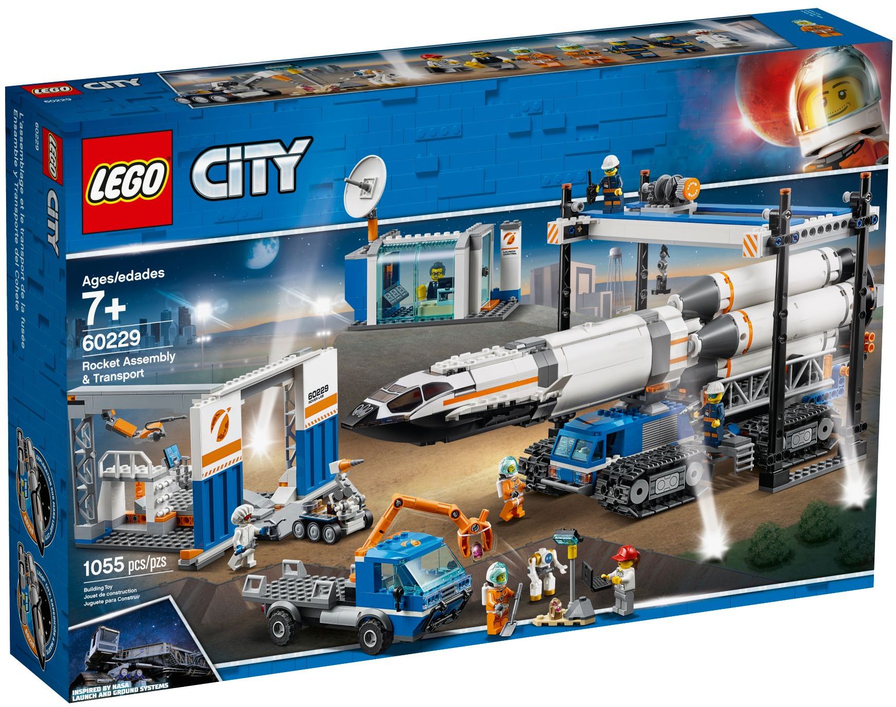 LEGO City Raketenmontage und Transport 60229
