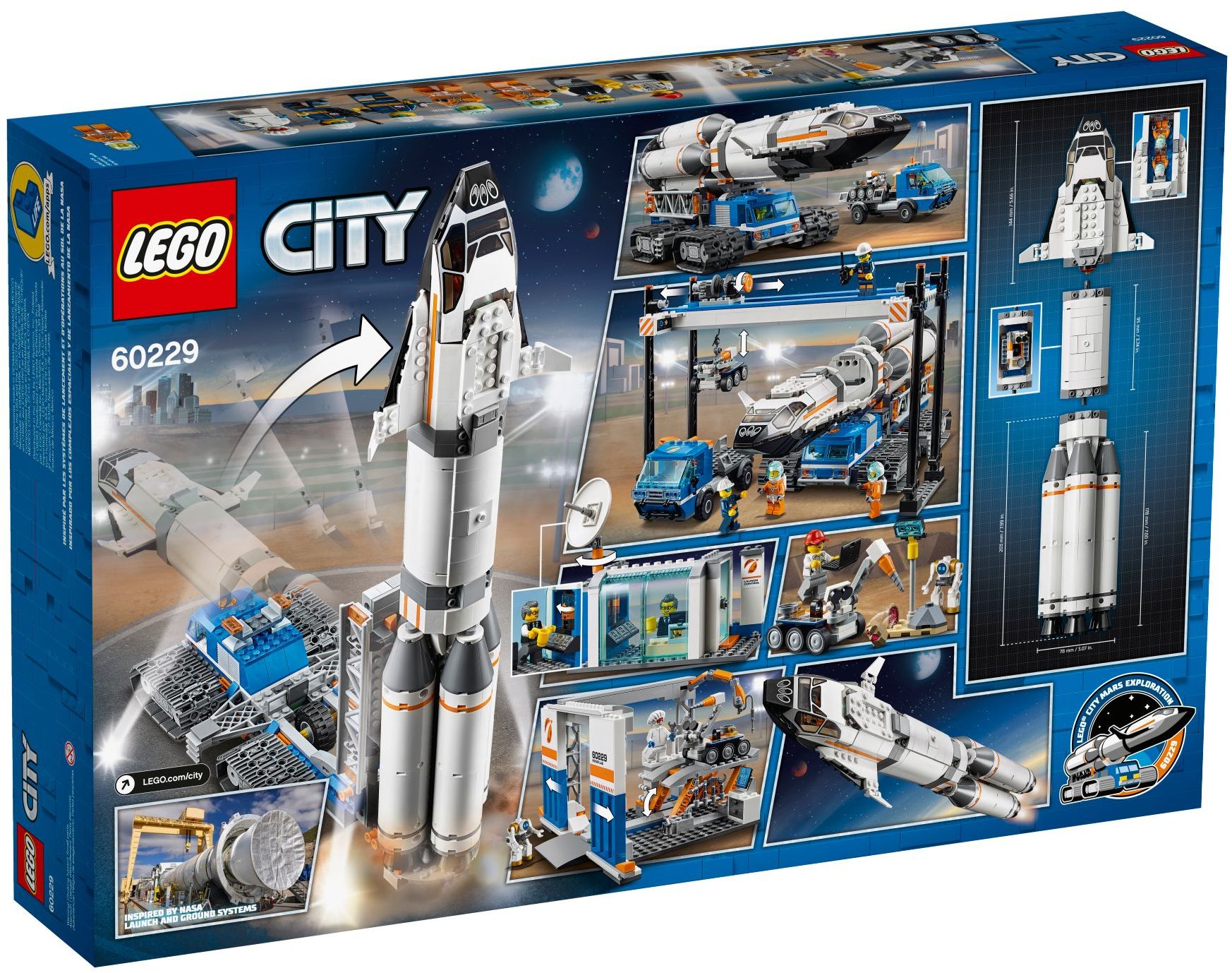 LEGO City Raketenmontage und Transport 60229