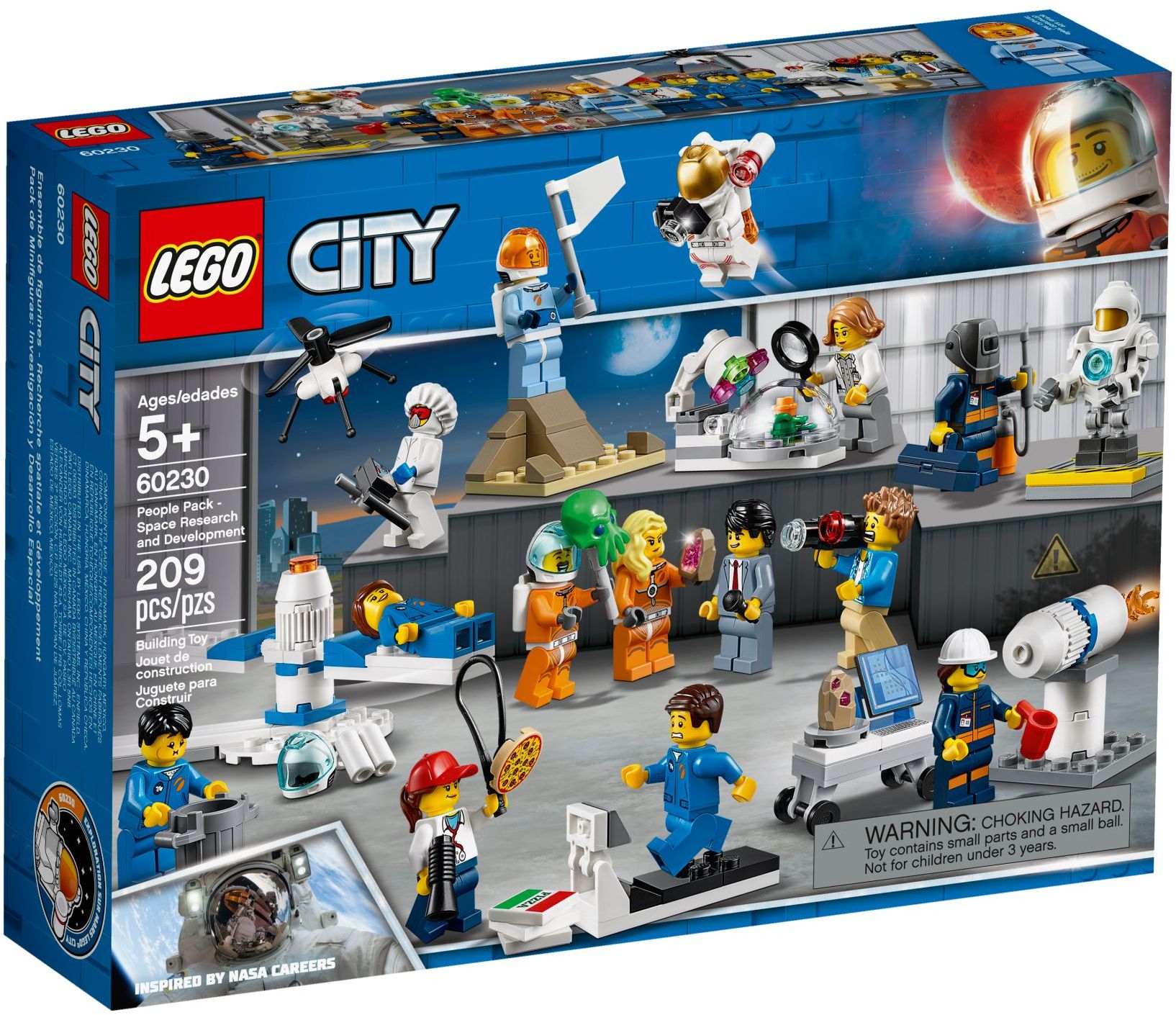 LEGO City Stadtbewohner Weltraumforschung und Entwicklung 60230