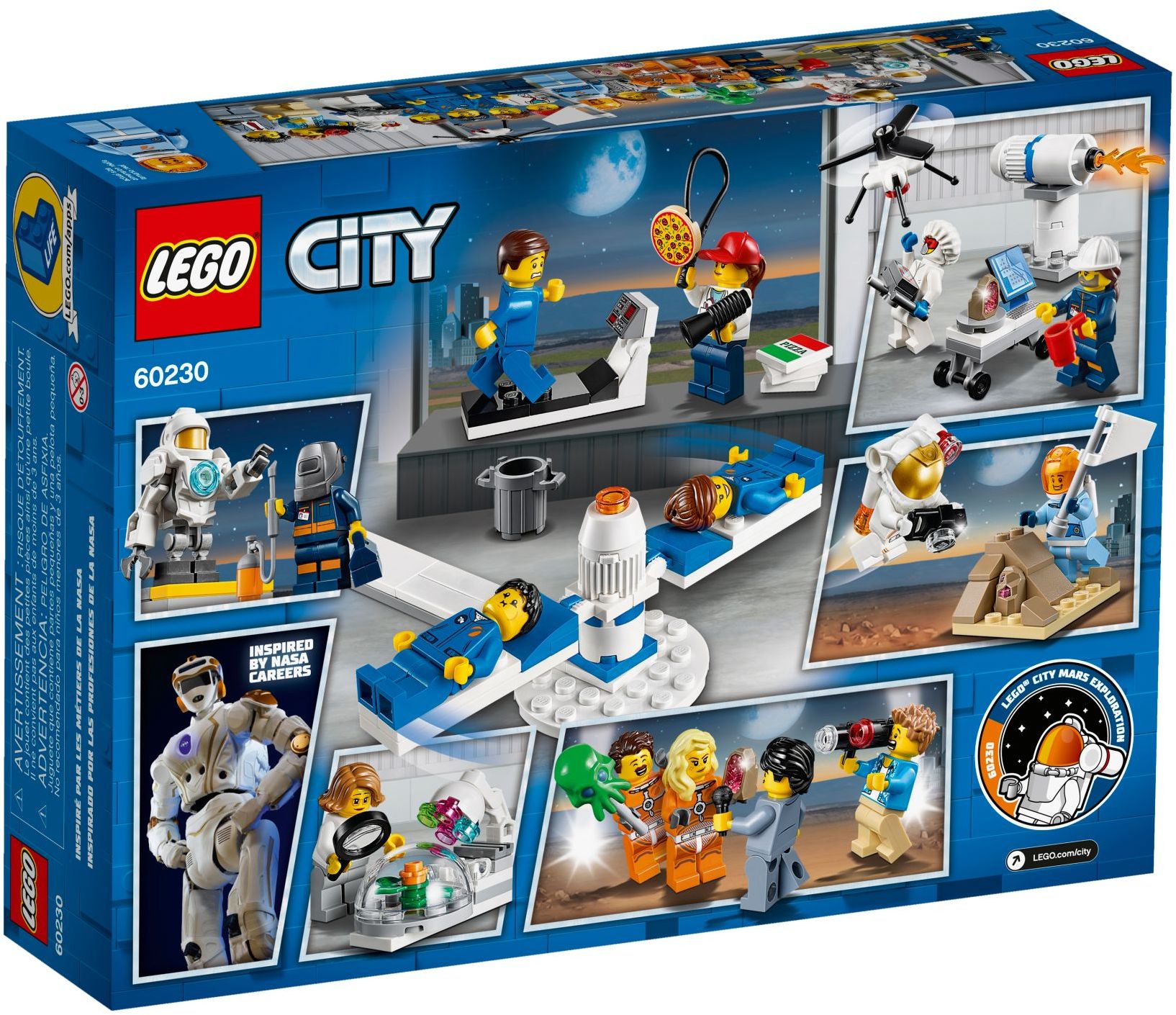 LEGO City Stadtbewohner Weltraumforschung und Entwicklung 60230