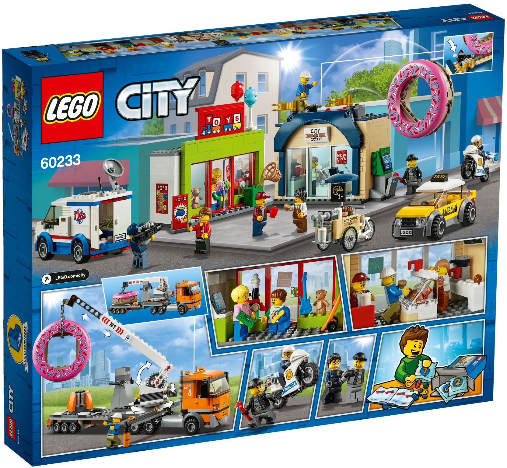LEGO City Grosse Donut Shop Eröffnung 60233