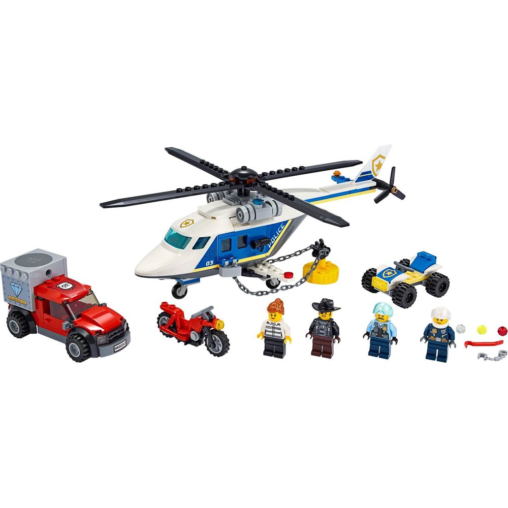 LEGO City Verfolgungsjagd mit dem Polizeihubschrauber 60243