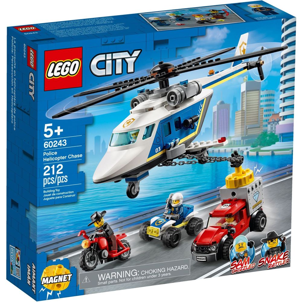 LEGO City Verfolgungsjagd mit dem Polizeihubschrauber 60243