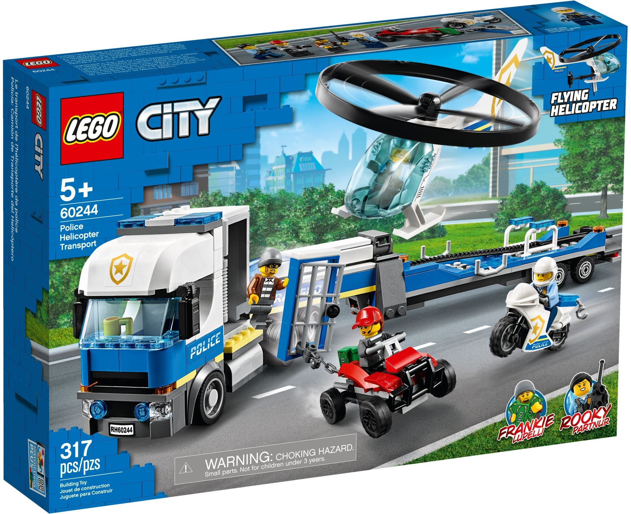 LEGO City Polizeihubschrauber-Transport 60244