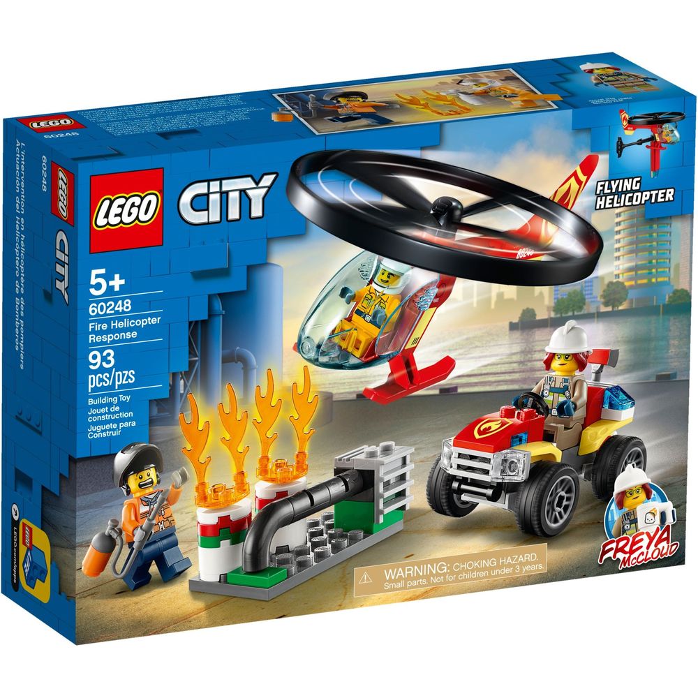 LEGO City Einsatz mit dem Feuerwehrhubschrauber 60248