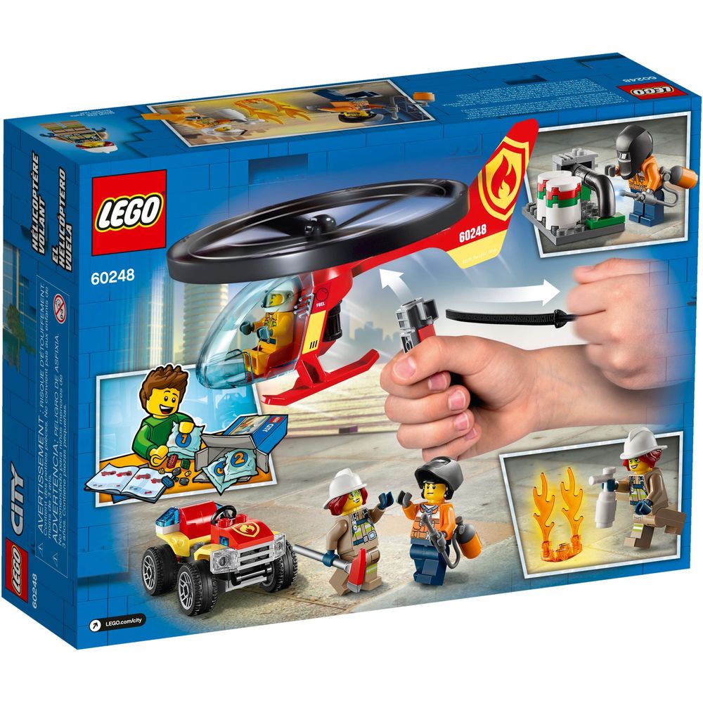 LEGO City Einsatz mit dem Feuerwehrhubschrauber 60248