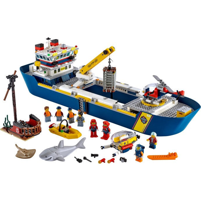 Le bateau d'exploration marine LEGO City 60266