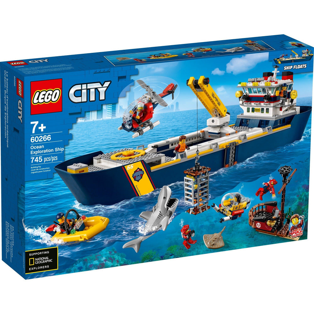 Le bateau d'exploration marine LEGO City 60266