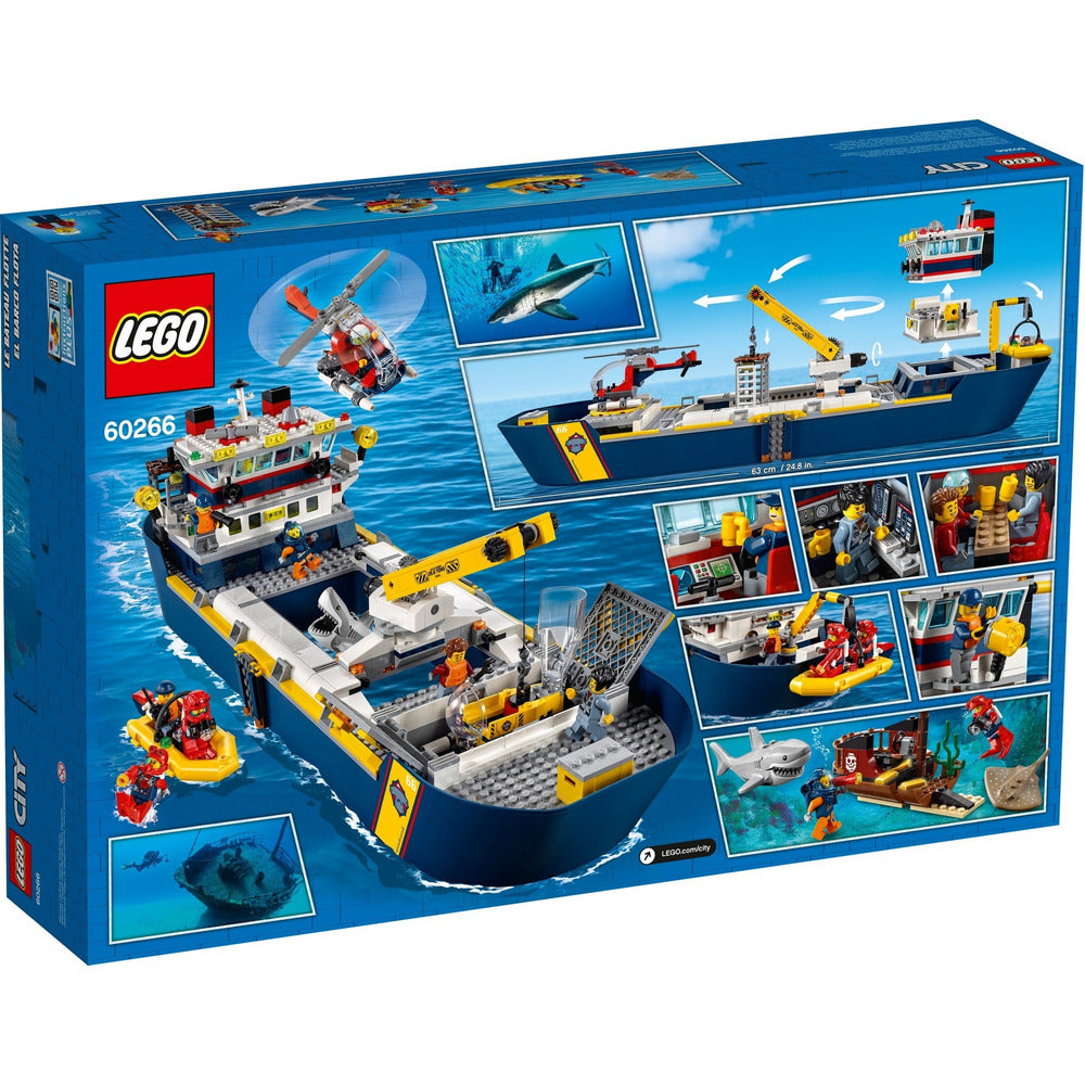 Le bateau d'exploration marine LEGO City 60266