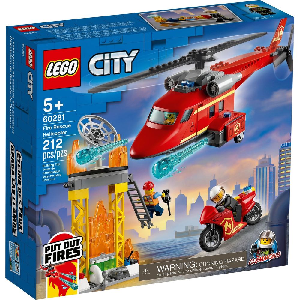 Hélicoptère de pompiers LEGO City 60281