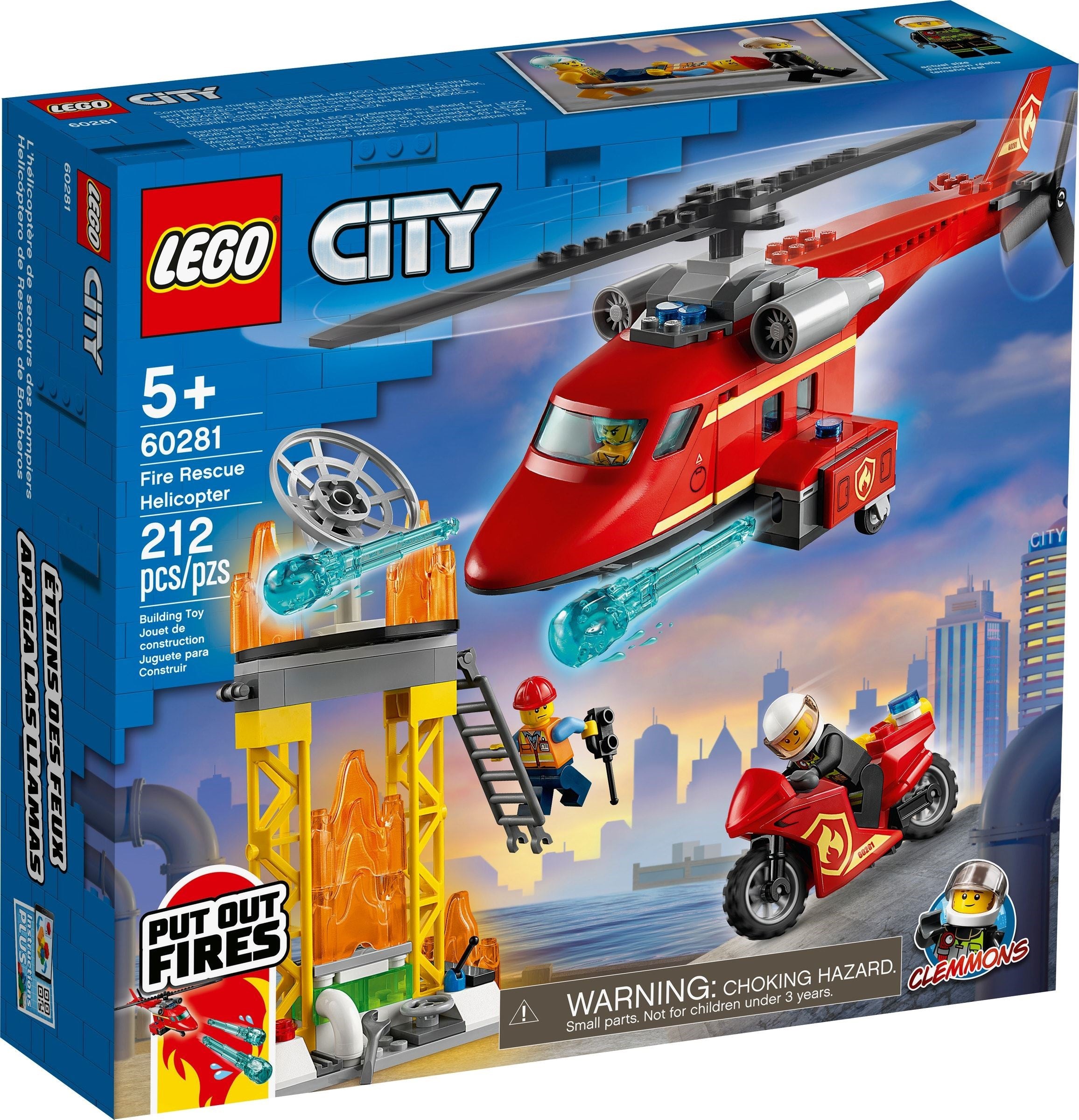 LEGO City Feuerwehrhubschrauber 60281