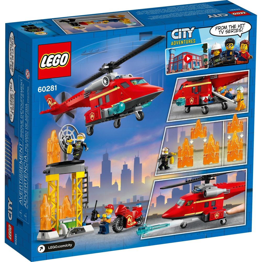 Hélicoptère de pompiers LEGO City 60281