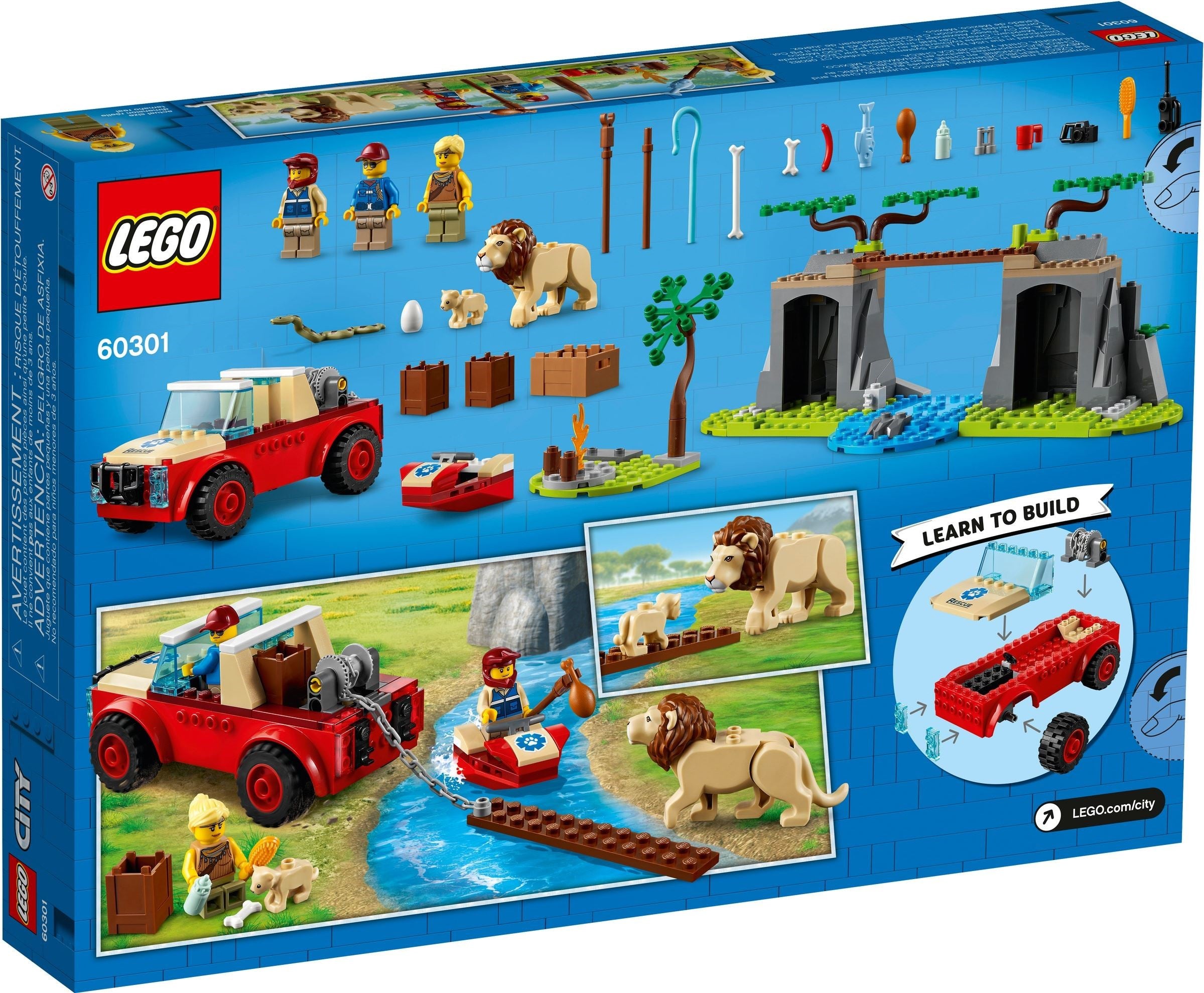 LEGO City Tierrettungs-Geländewagen 60301