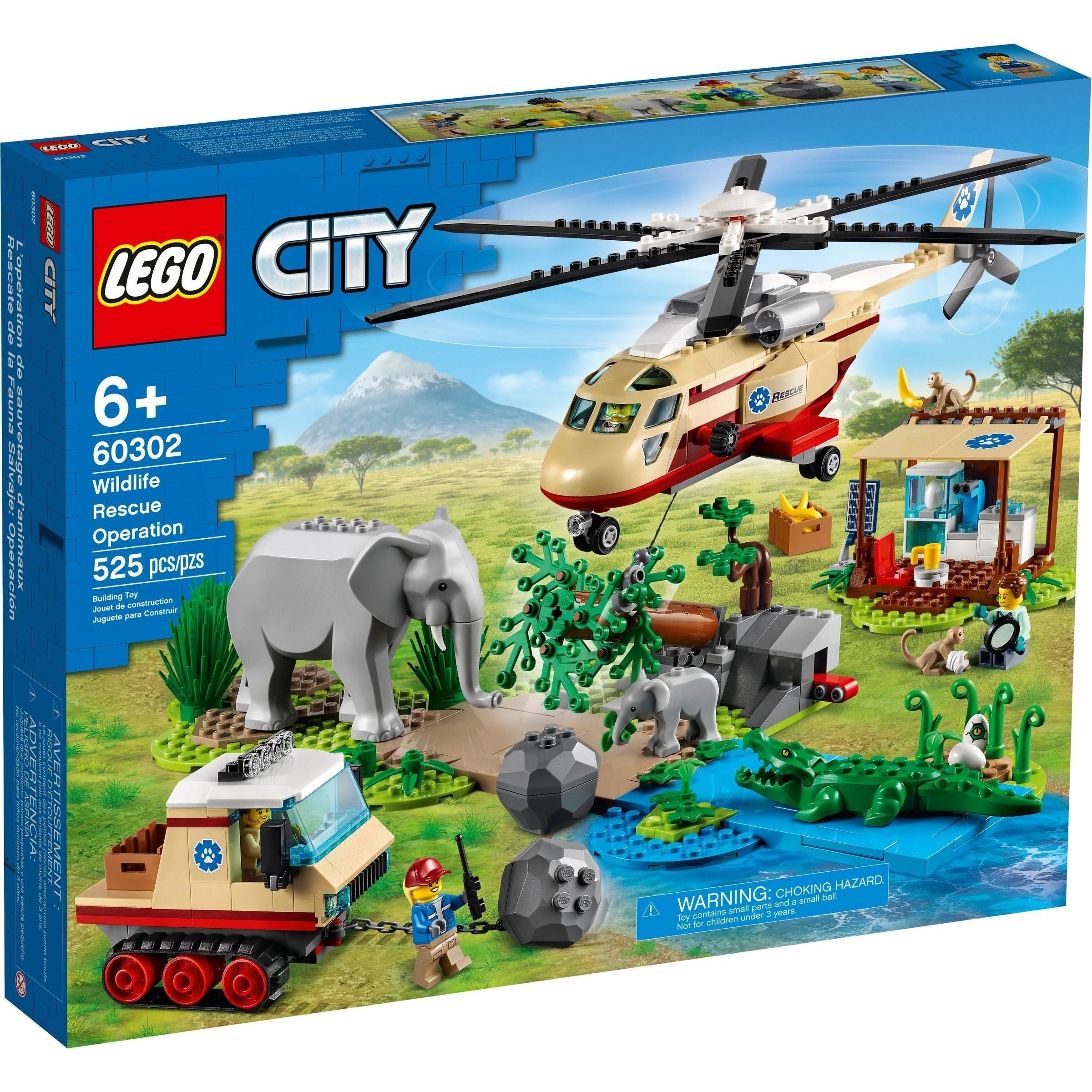 Mission de sauvetage des animaux LEGO City 60302