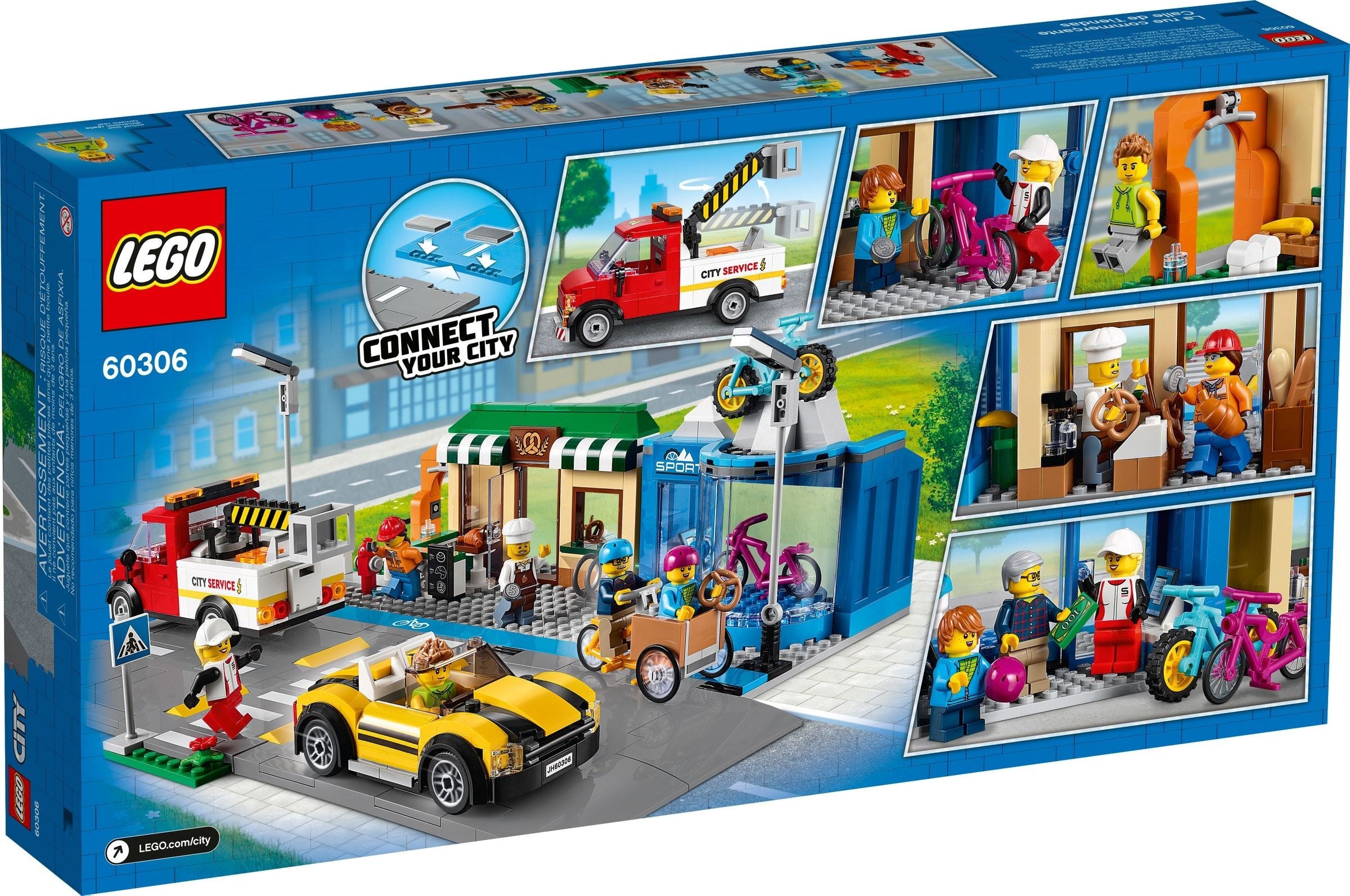 LEGO City Einkaufsstraße mit Geschäften 60306