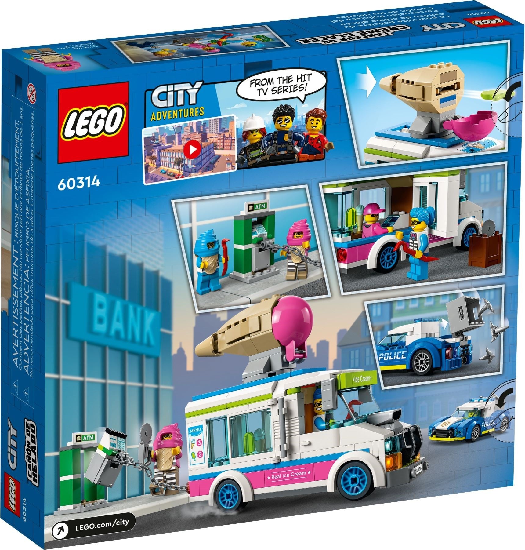 <transcy>LEGO City Poursuite en camion de glace 60314</transcy>