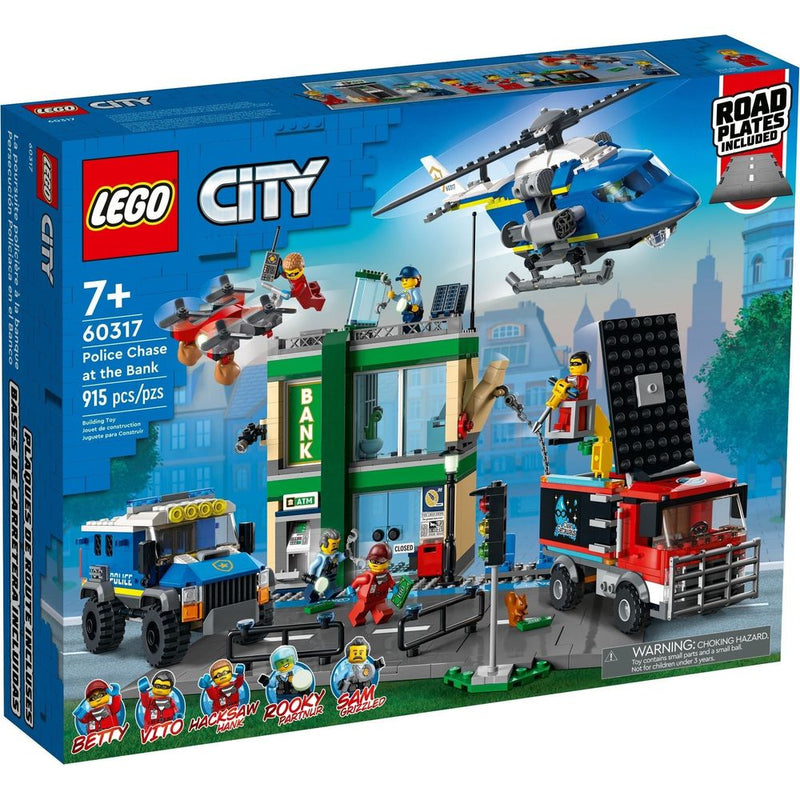 <transcy>LEGO City Braquage de banque avec course-poursuite 60317</transcy>