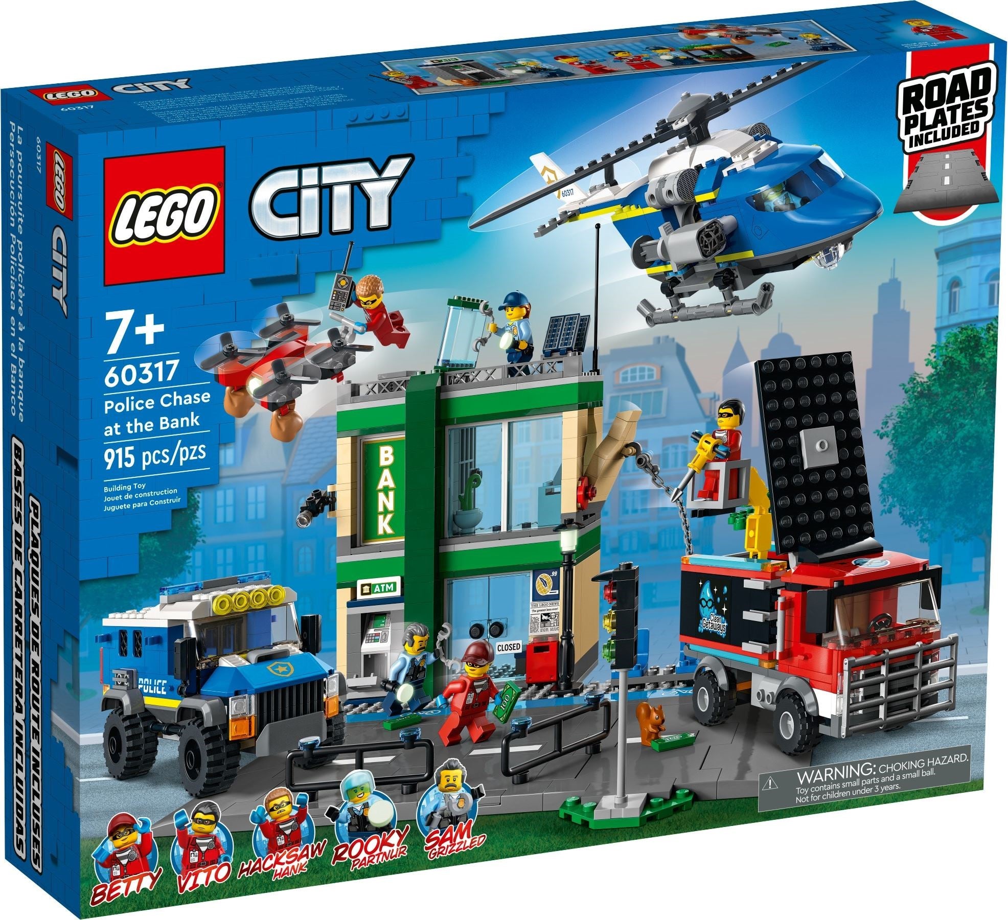 LEGO City Banküberfall mit Verfolgungsjagd 60317