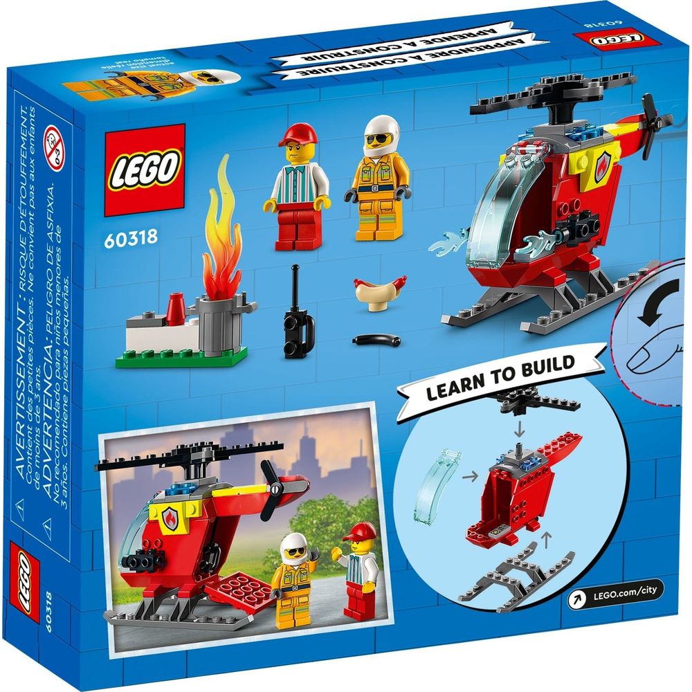 LEGO City Feuerwehrhubschrauber 60318