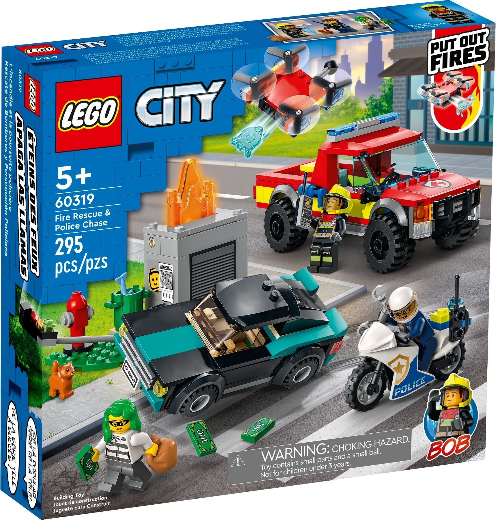 LEGO City Löscheinsatz und Verfolgungsjagd 60319