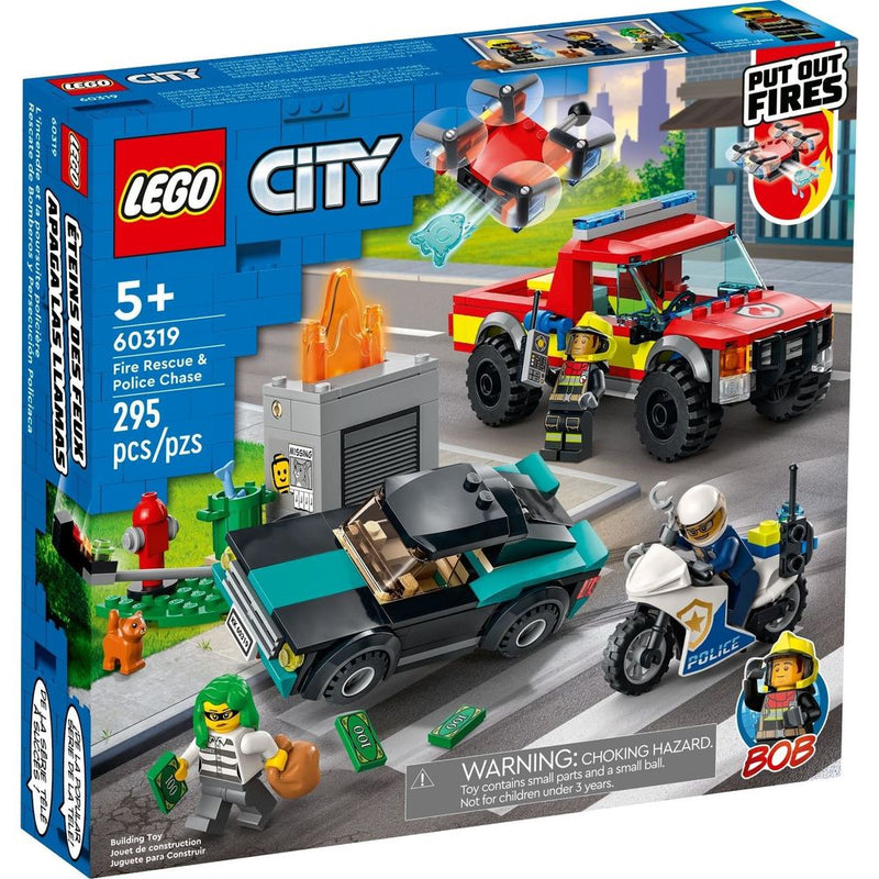 <transcy>LEGO City Pompier et course-poursuite 60319</transcy>