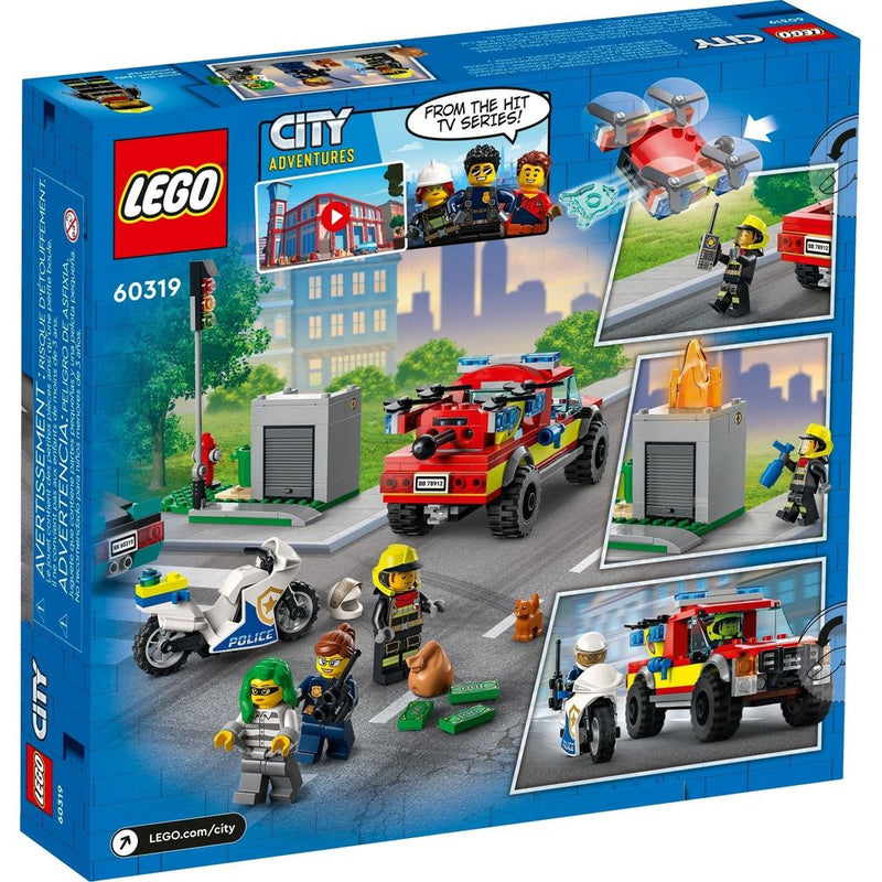 <transcy>LEGO City Pompier et course-poursuite 60319</transcy>