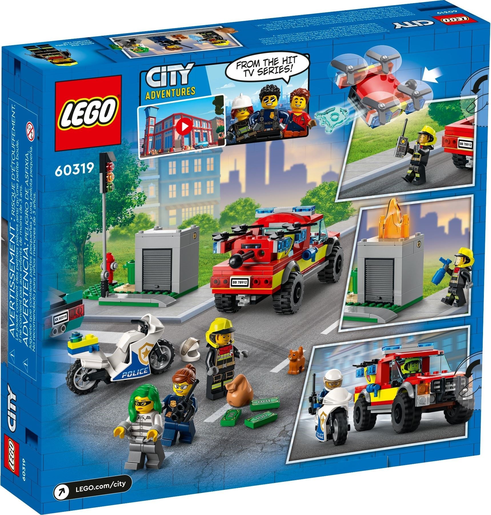 LEGO City Löscheinsatz und Verfolgungsjagd 60319