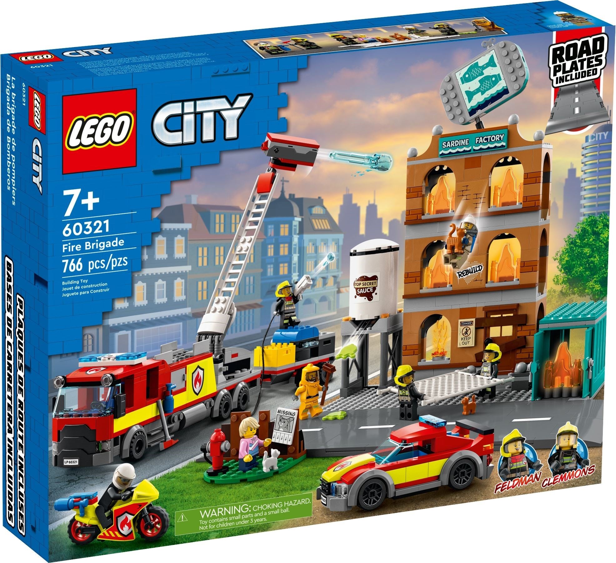LEGO City Feuerwehreinsatz mit Löschtruppe 60321