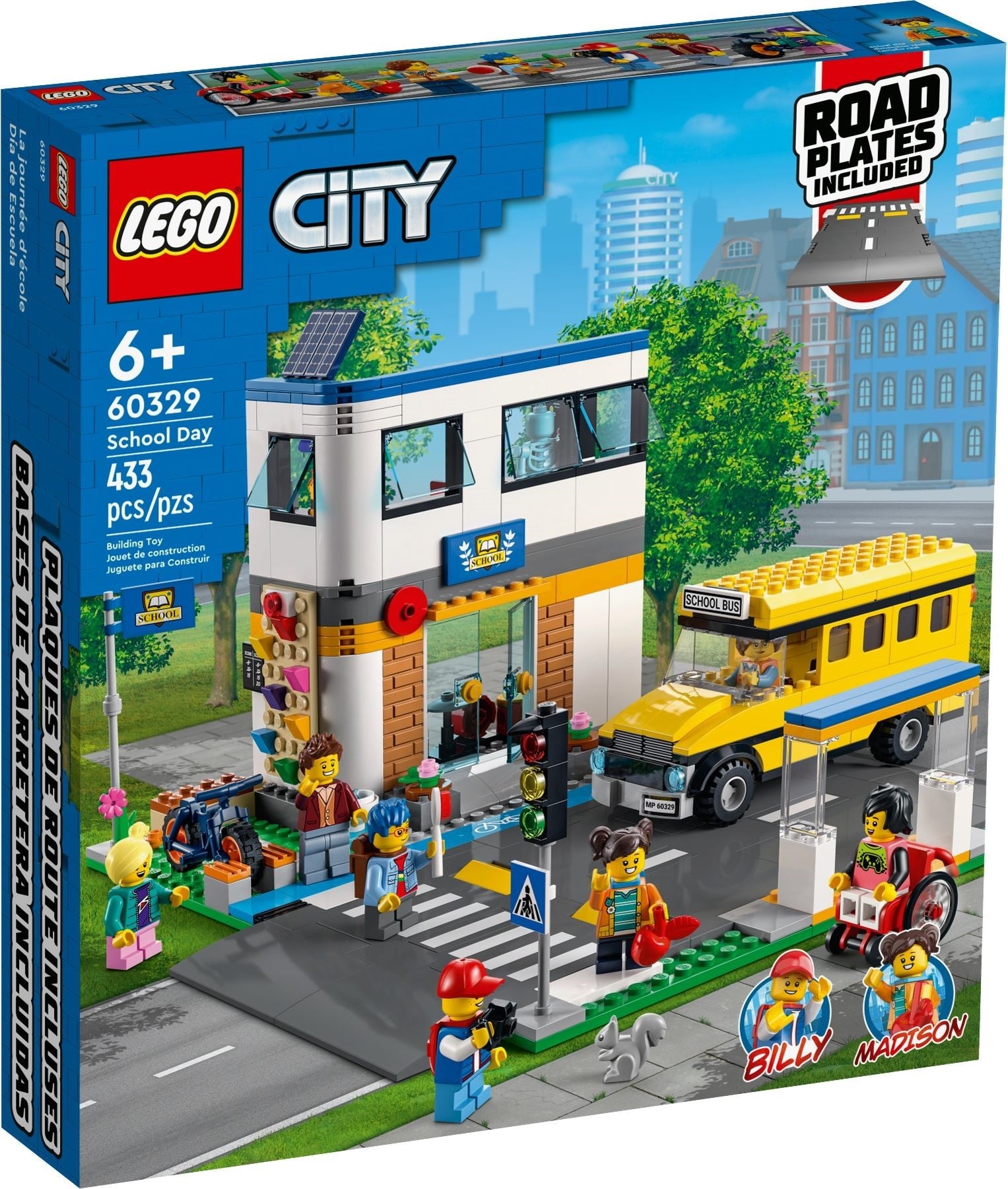 LEGO City Schule mit Schulbus 60329