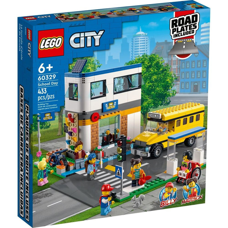 <transcy>LEGO City École avec bus scolaire 60329</transcy>